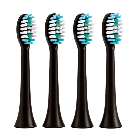 Cleantech Vattenflosser – Extra Tandborsthuvuden Svart - 4st
